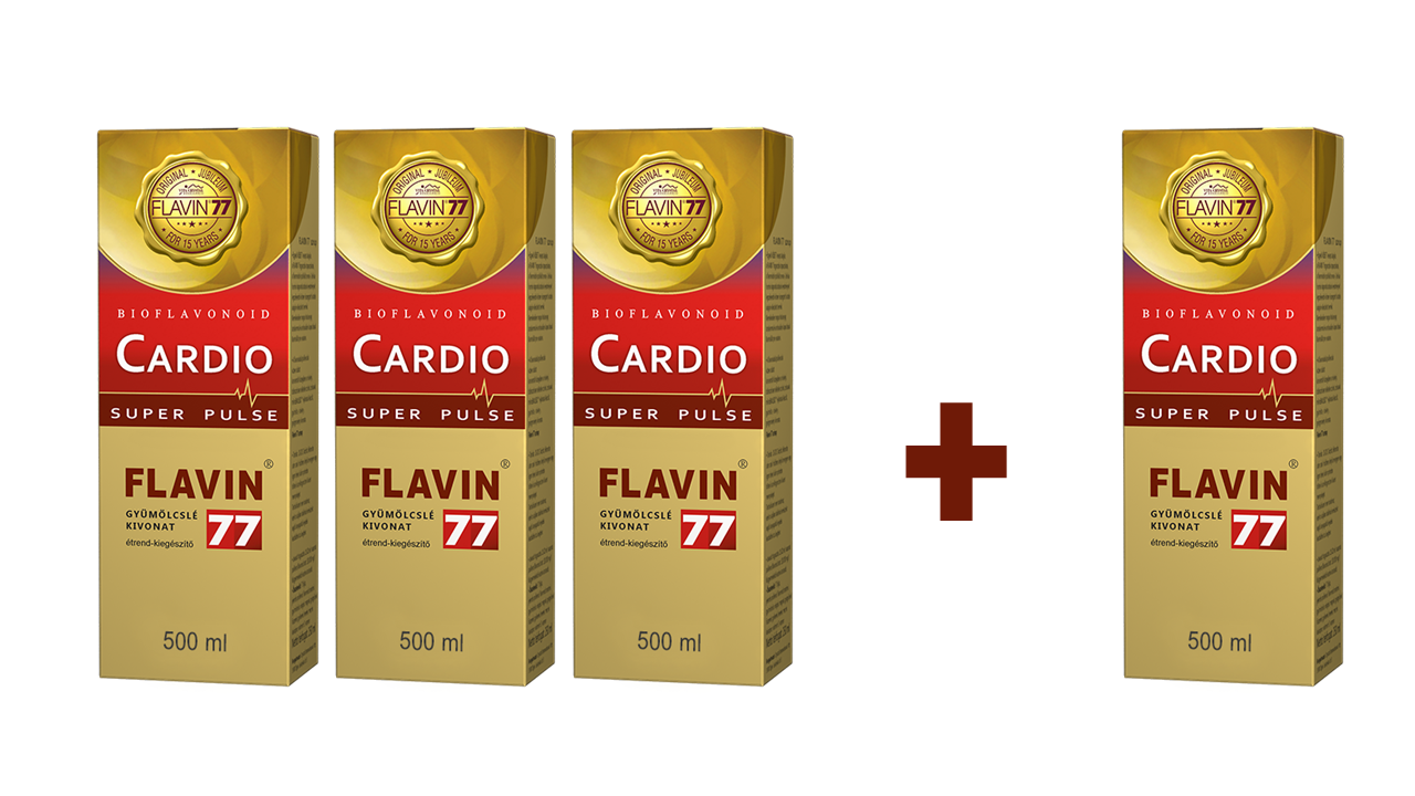 Flavin77 Cardio 500 ml 3+1 cadou